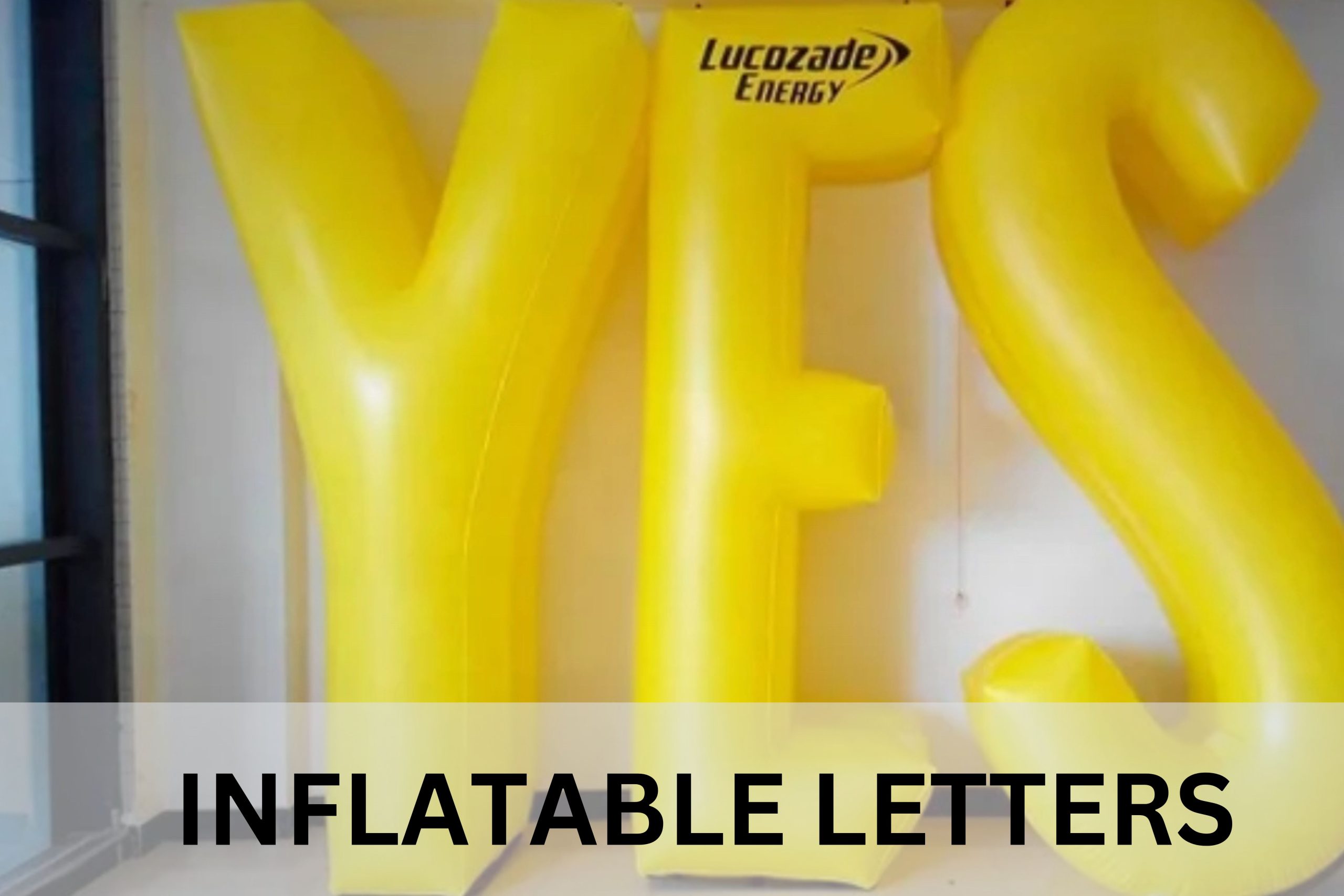 inflatable letters for events